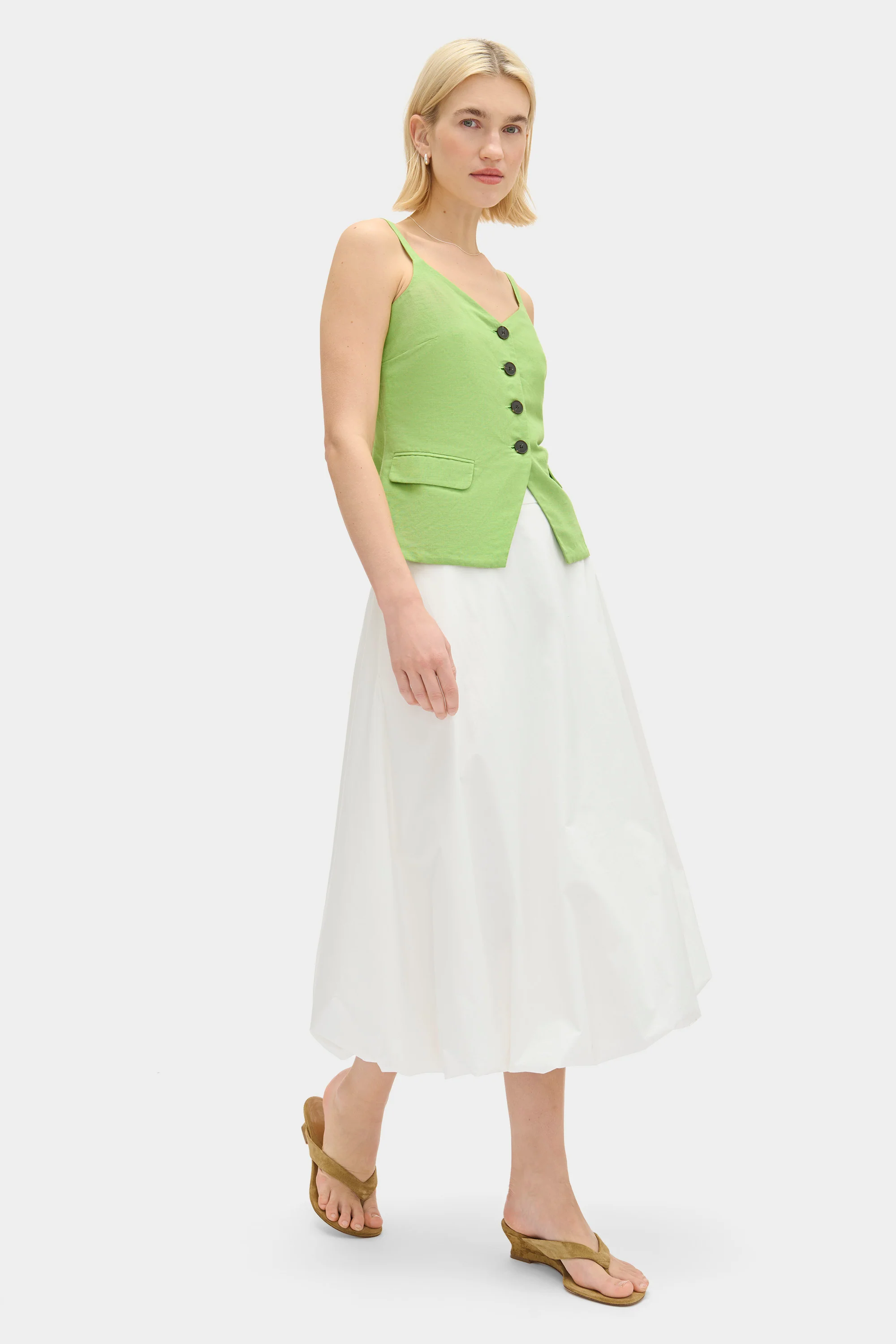 Apple Linen Waistcoat - Image 2