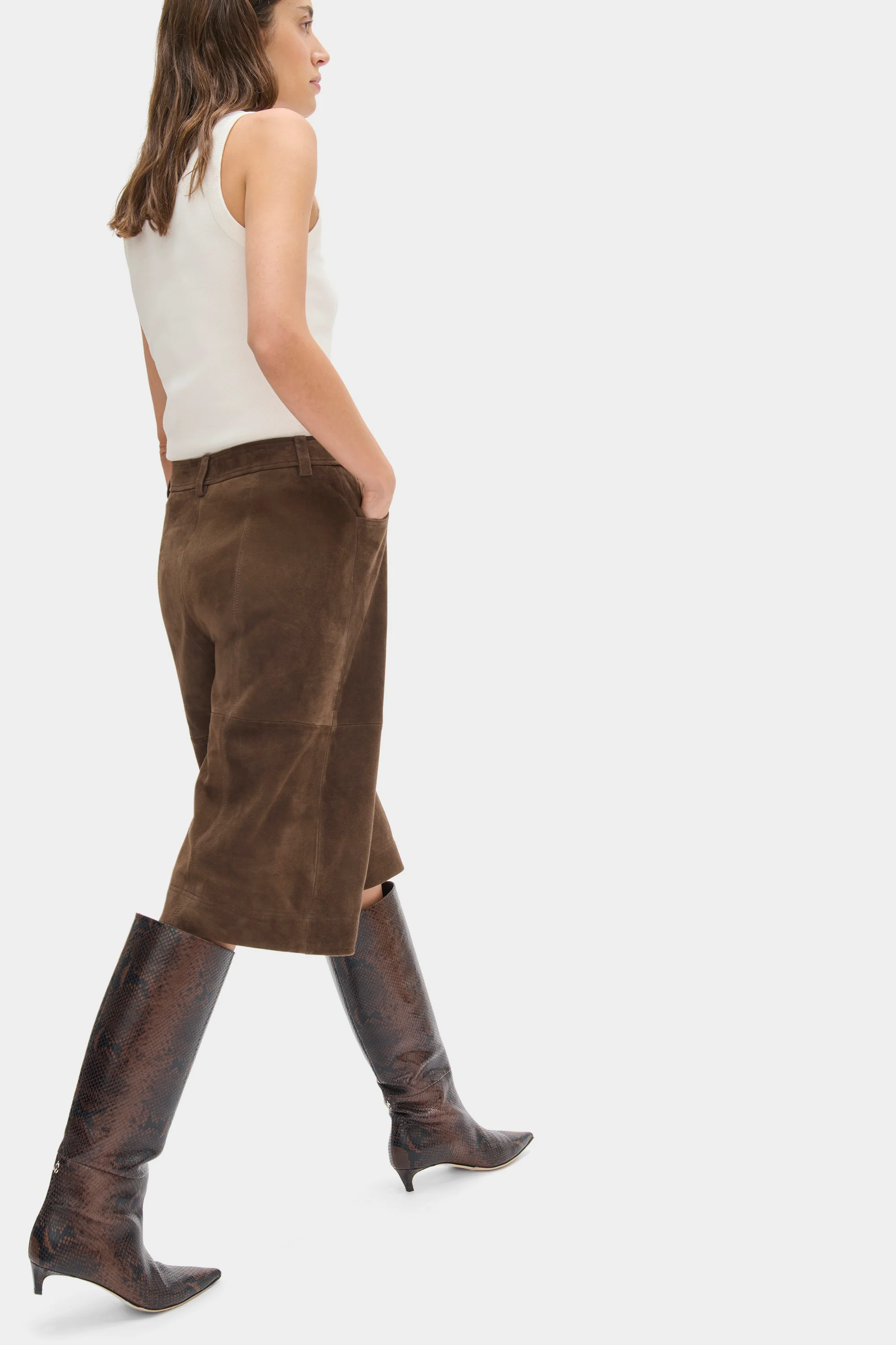 Arden Suede Shorts - Image 4