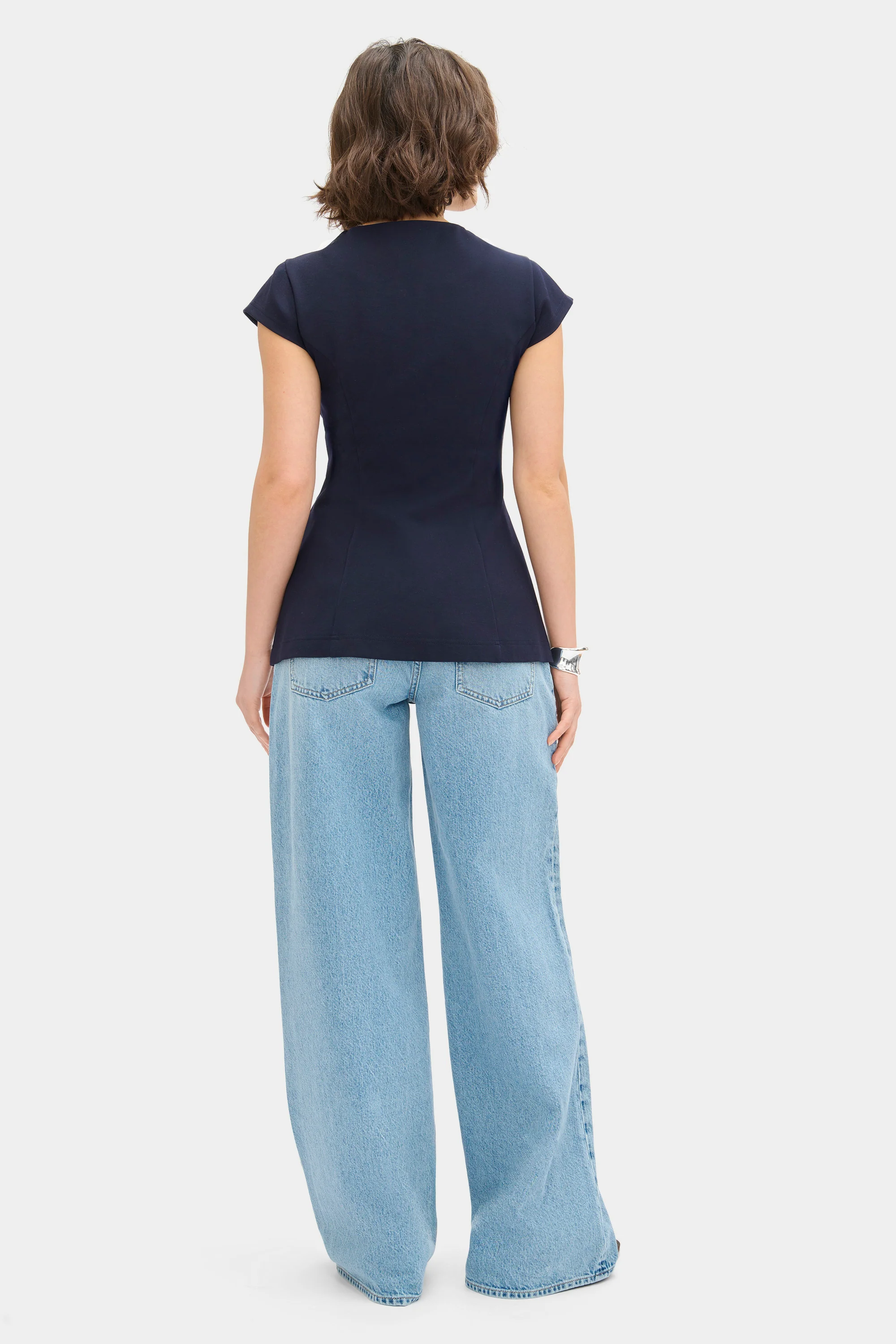 Ariel Fitted Ponte Top - Image 4