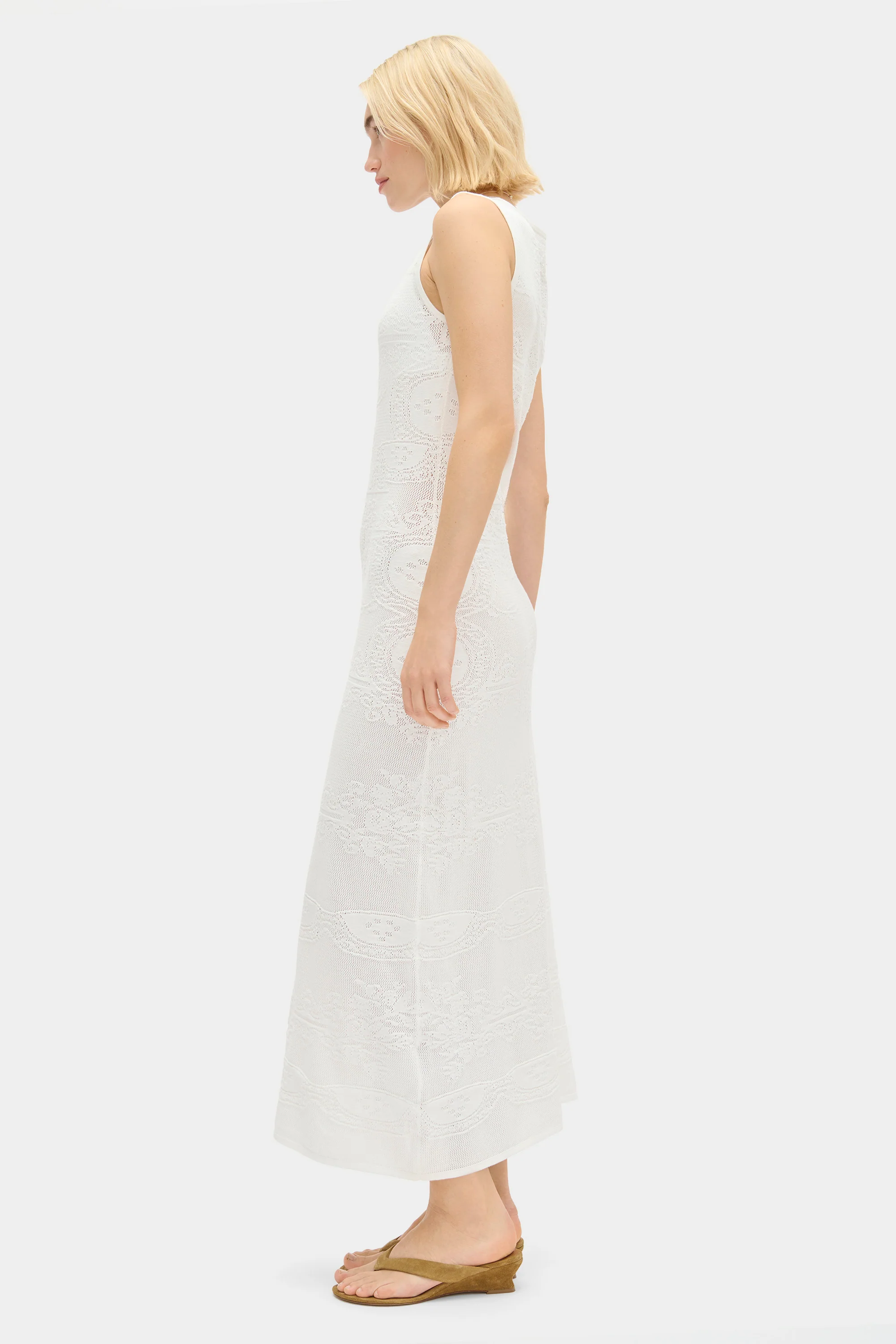 Ashley Crochet Knit Dress - Image 3