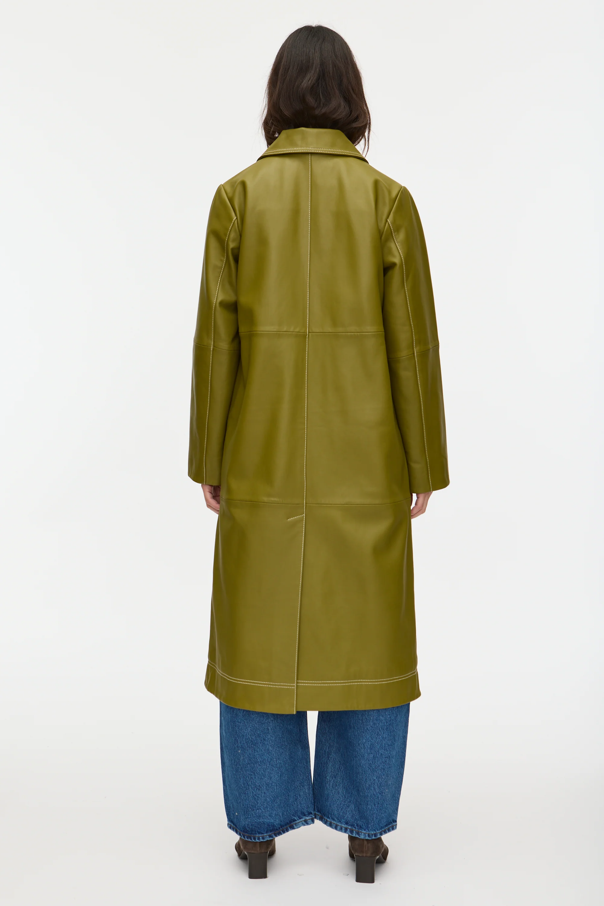 Aspen Leather Trench - Image 4