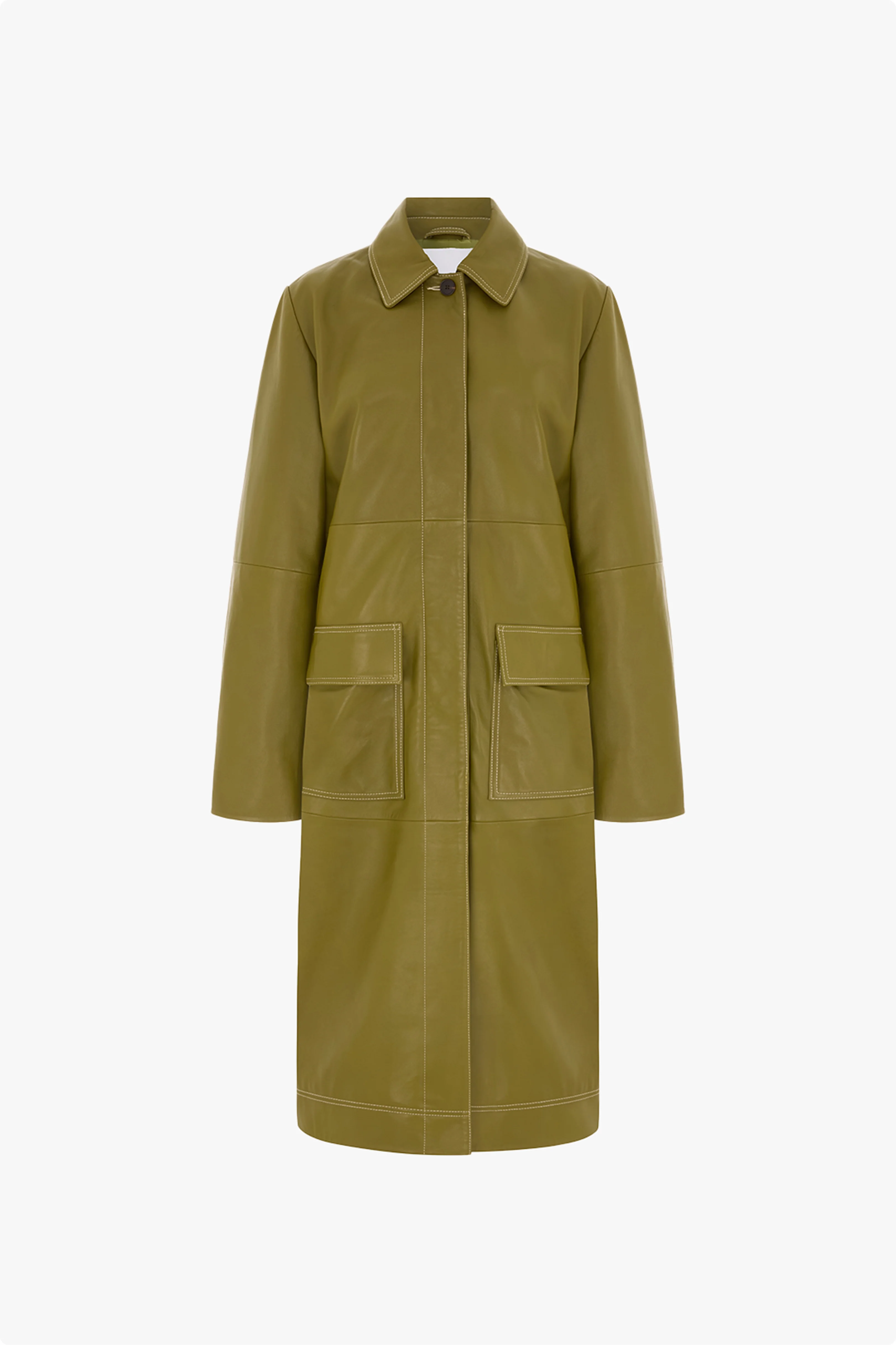 Aspen Leather Trench - Image 5