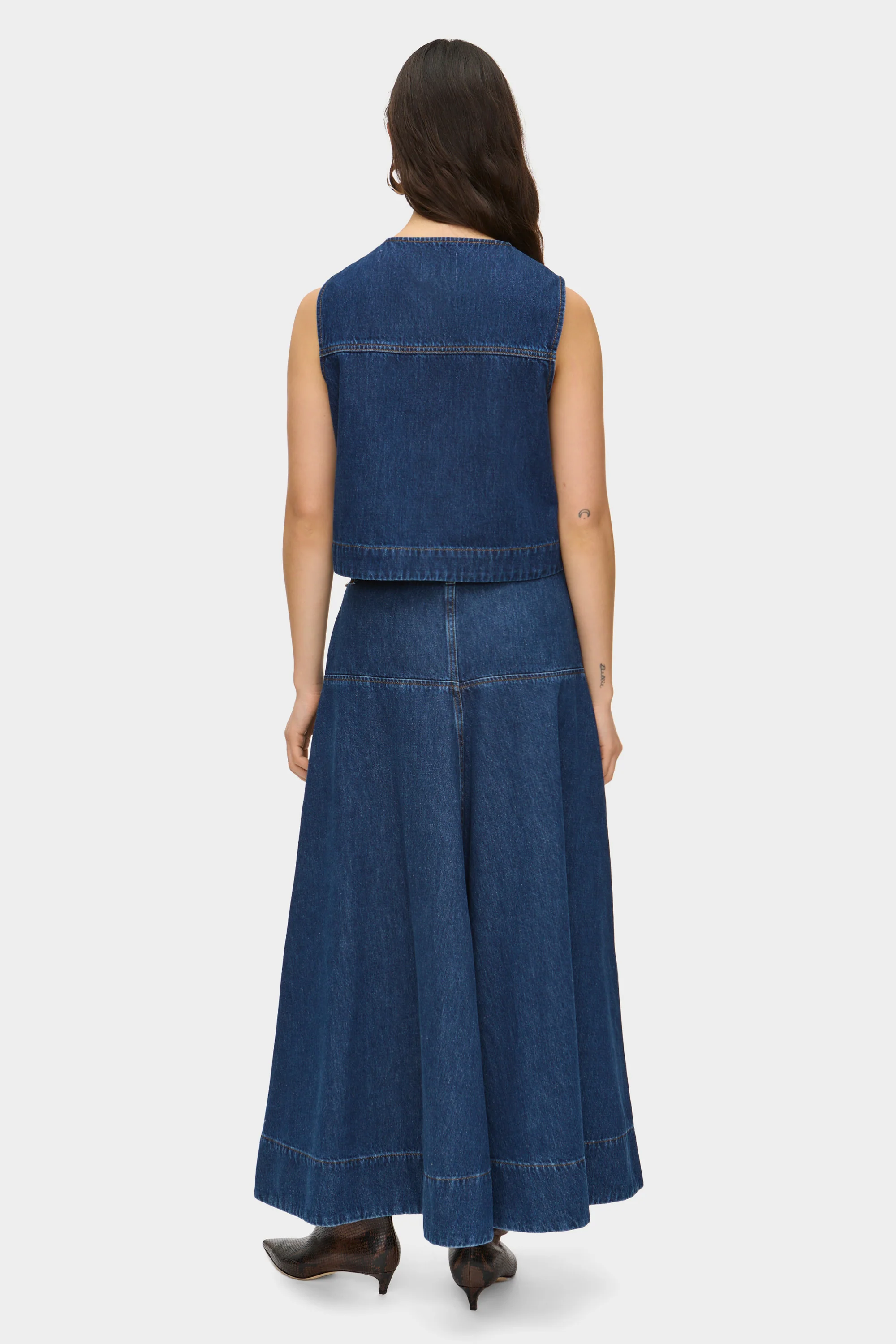 Bobbie Denim Sleeveless Top - Image 4
