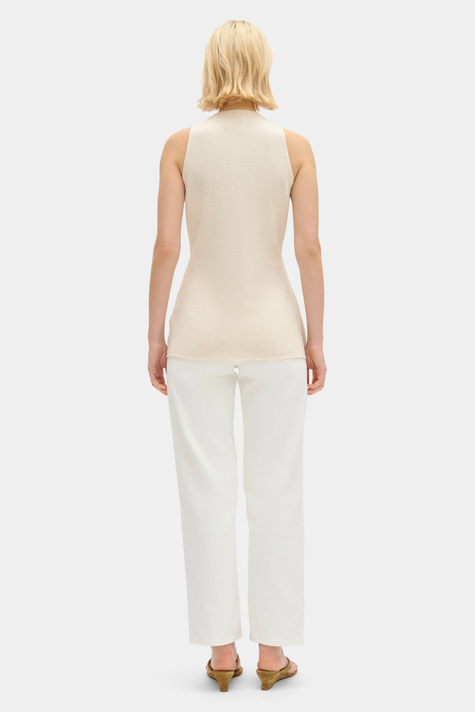 Daphne Sleeveless Waisted Knit - Image 3