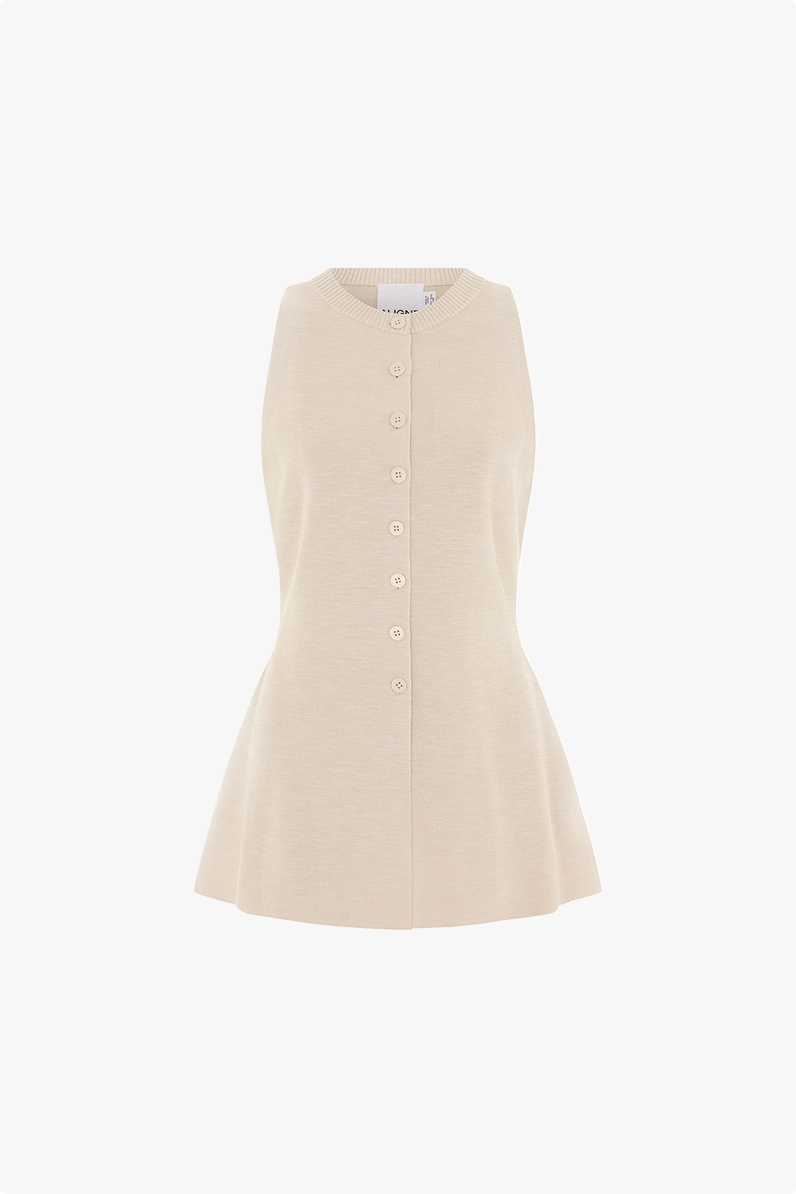 Daphne Sleeveless Waisted Knit - Image 5