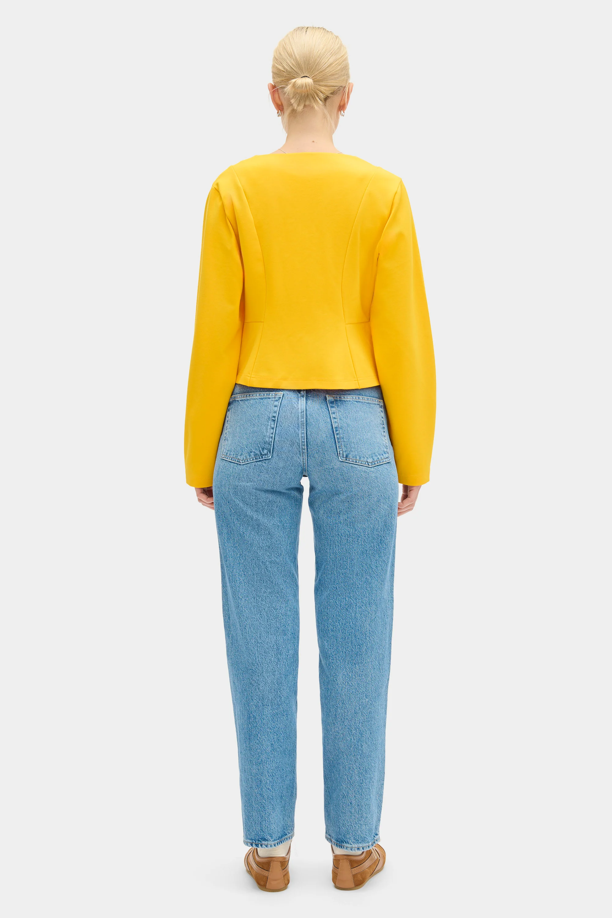 Doyer V Neck Ponte Top - Image 4