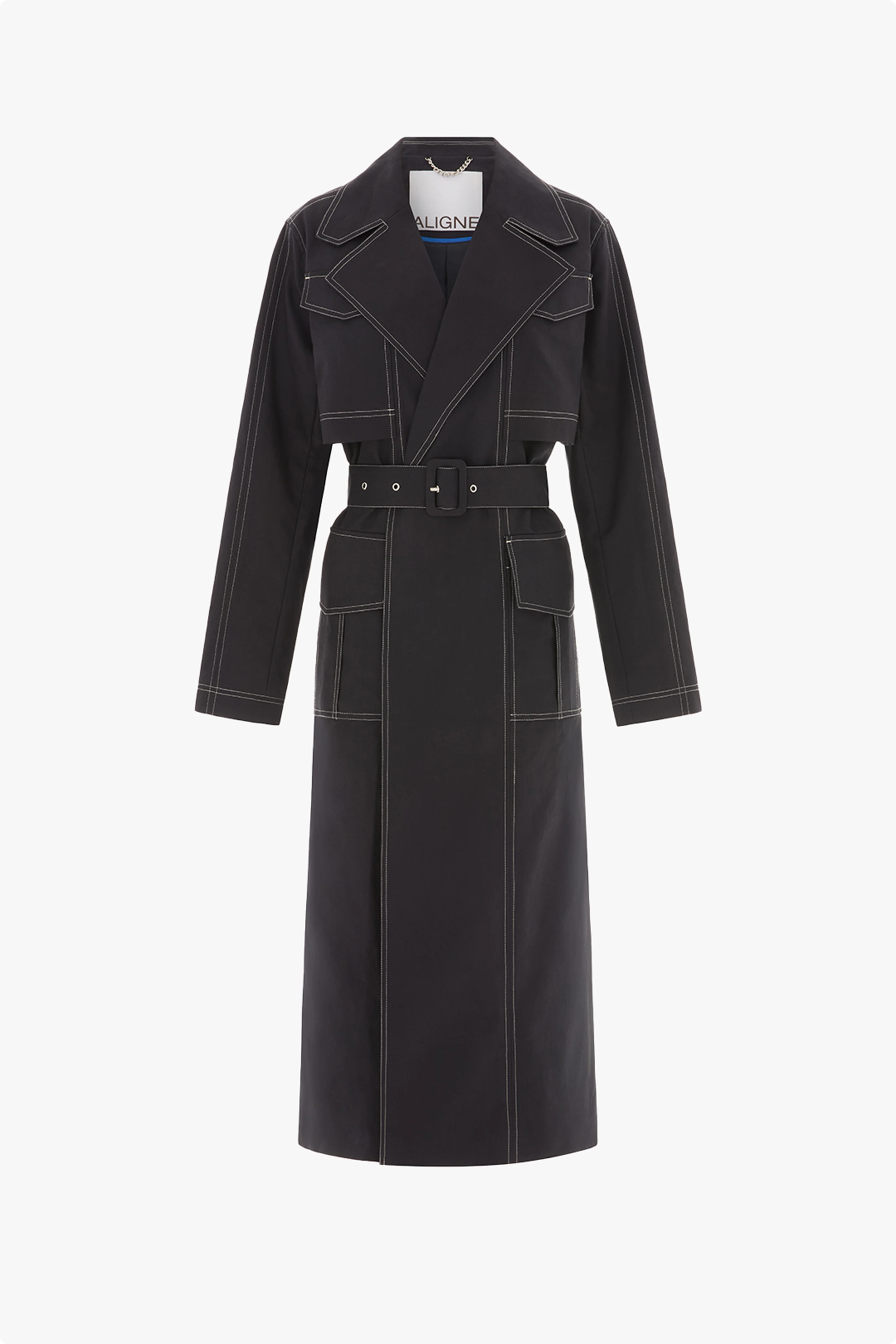 Elsa Wrap Trench Coat - Image 5