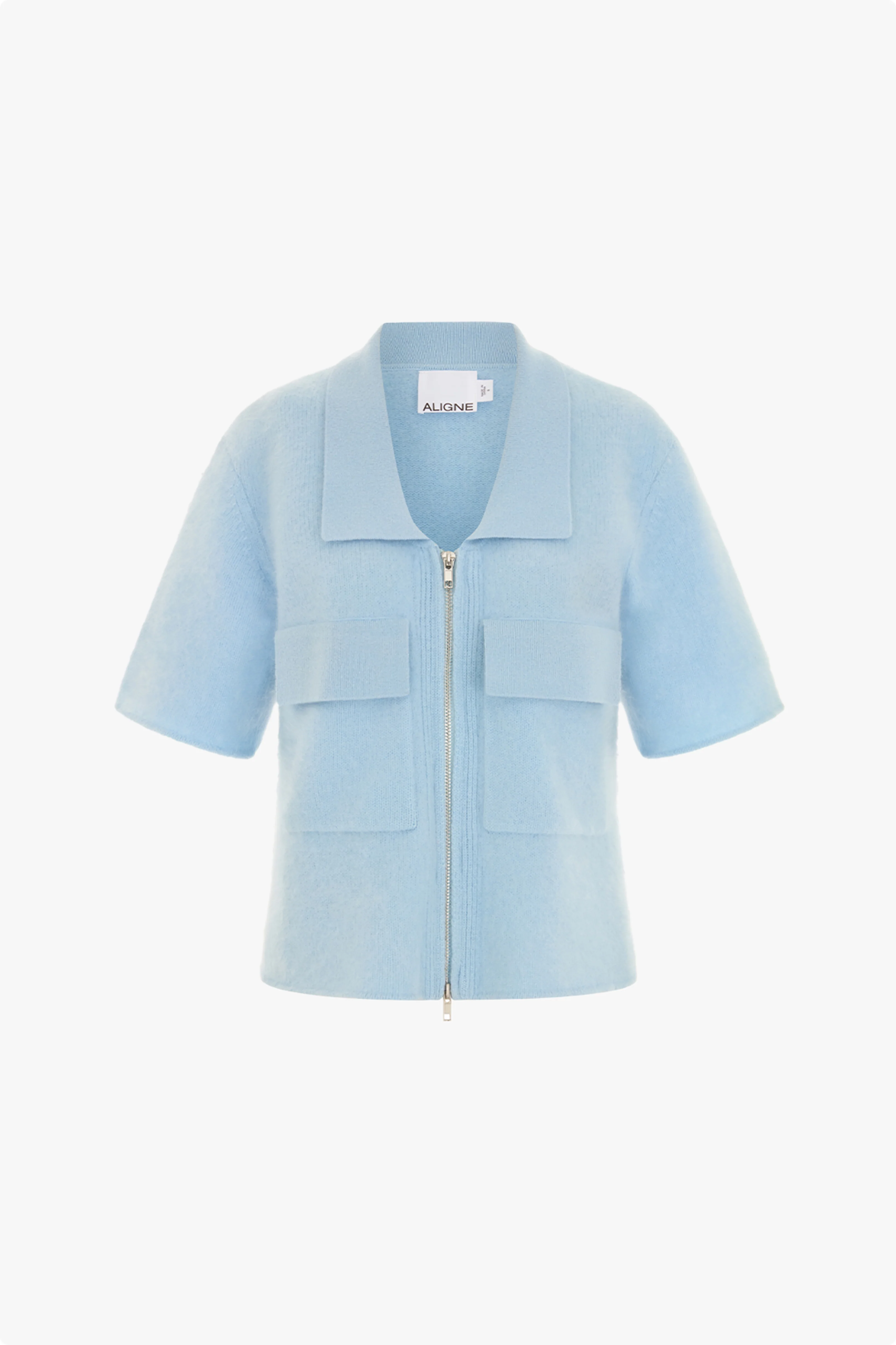 Erika Zip Up Knitted Shirt - Image 5