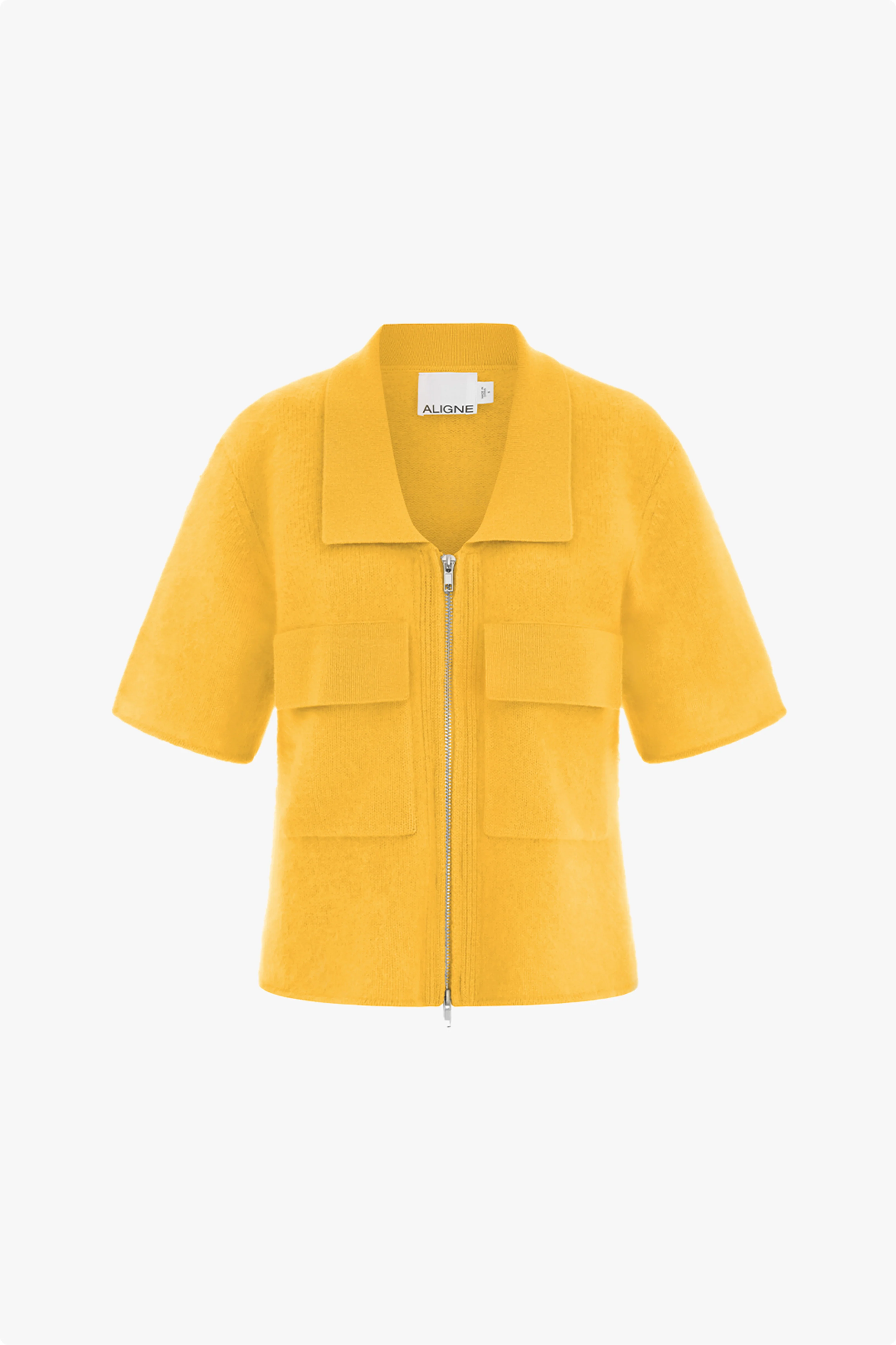 Erika Zip Up Knitted Shirt - Image 5