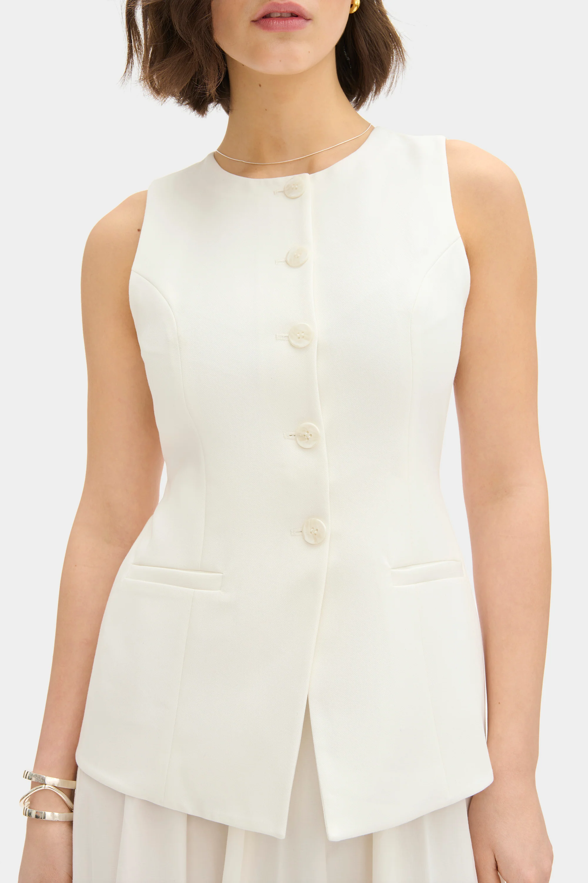 Harley Sleeveless Waistcoat Dress - Image 3