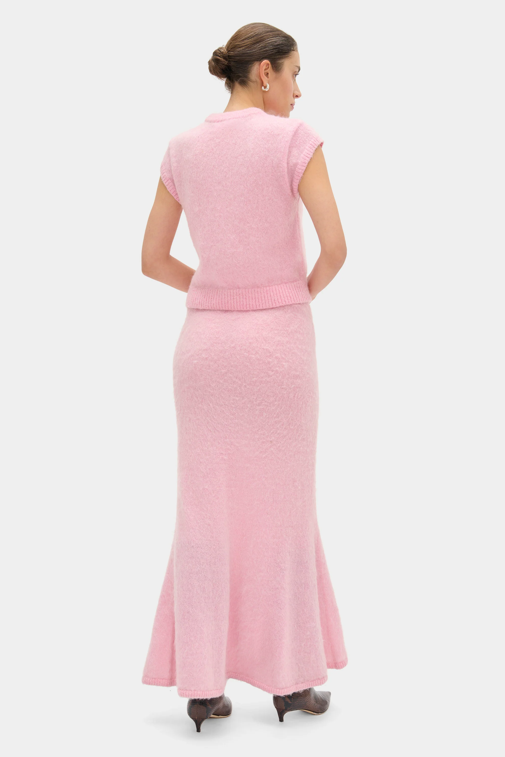 Hattie Mohair Knitted Skirt - Image 4