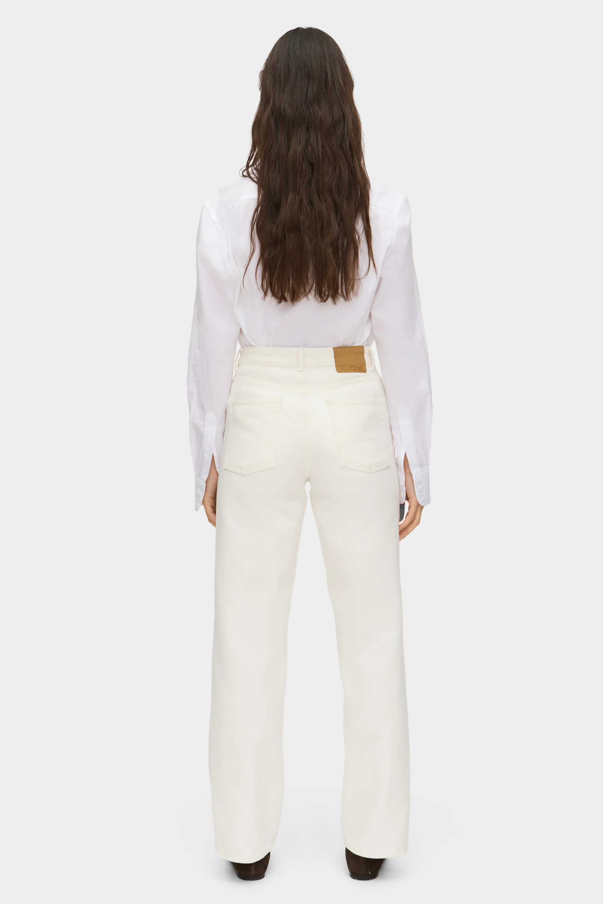 High Rise Straight Leg Jeans - Image 4