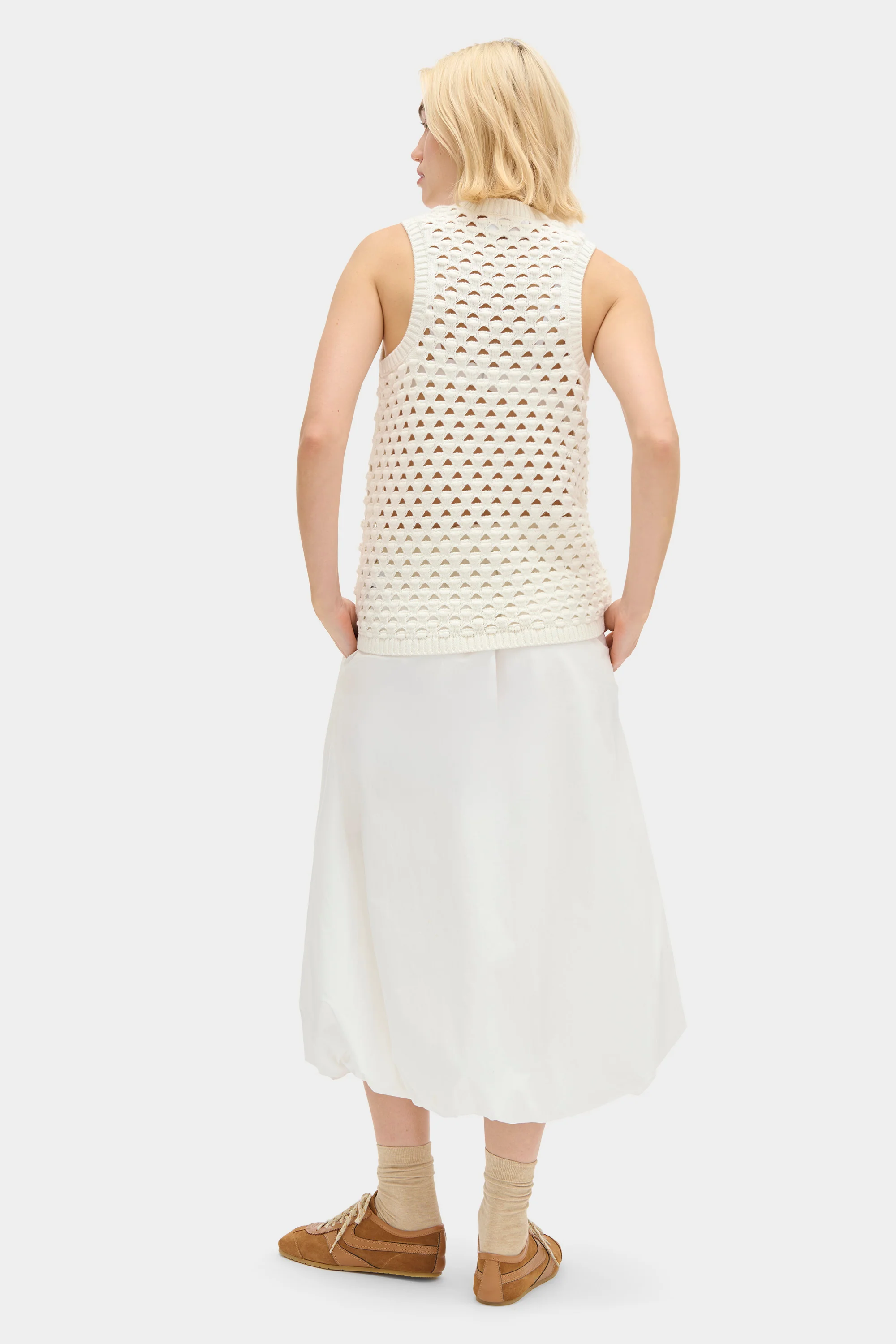 Jeanie Crochet Knitted Top - Image 4