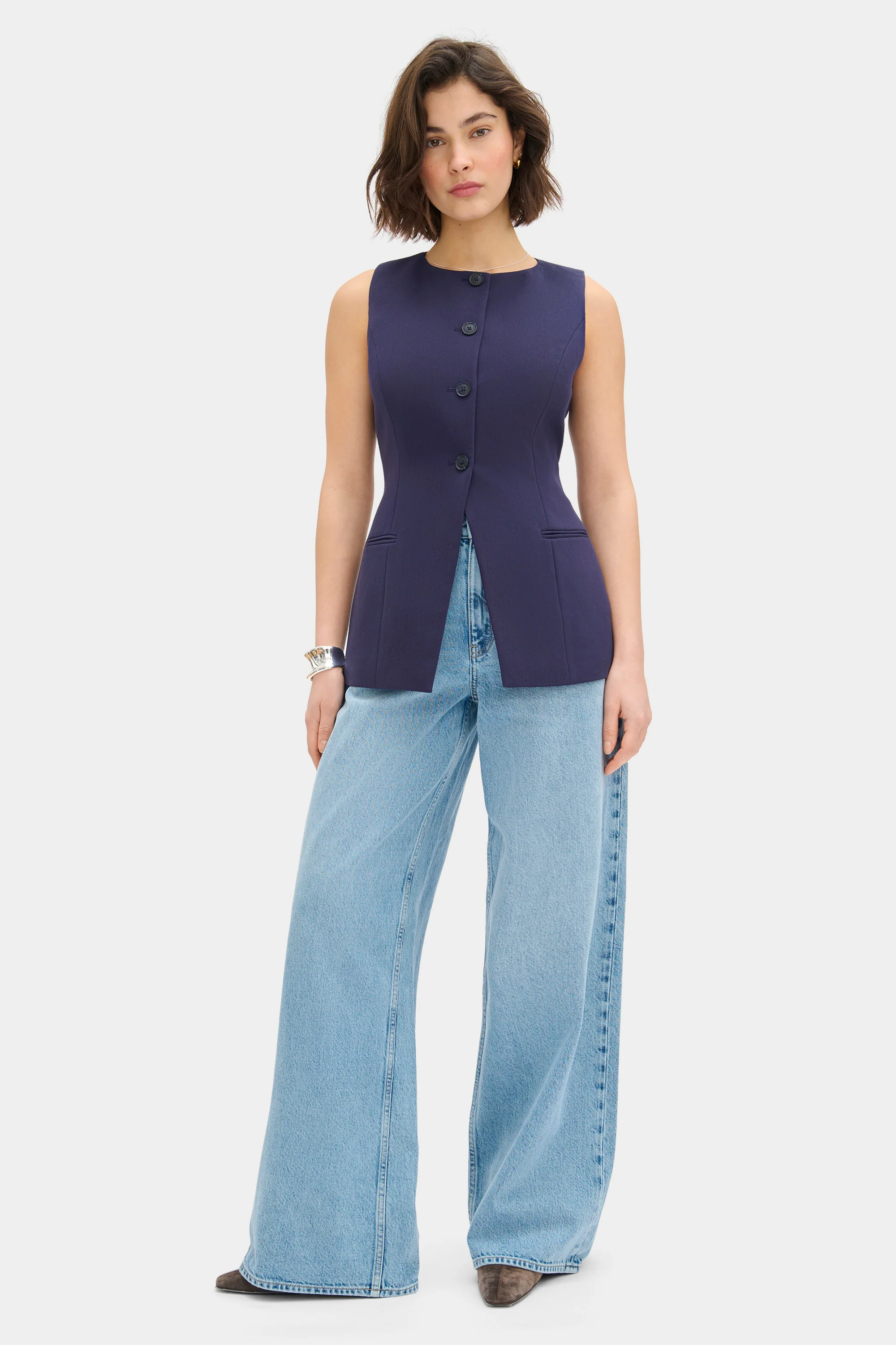 Leo Long Waistcoat - Image 3