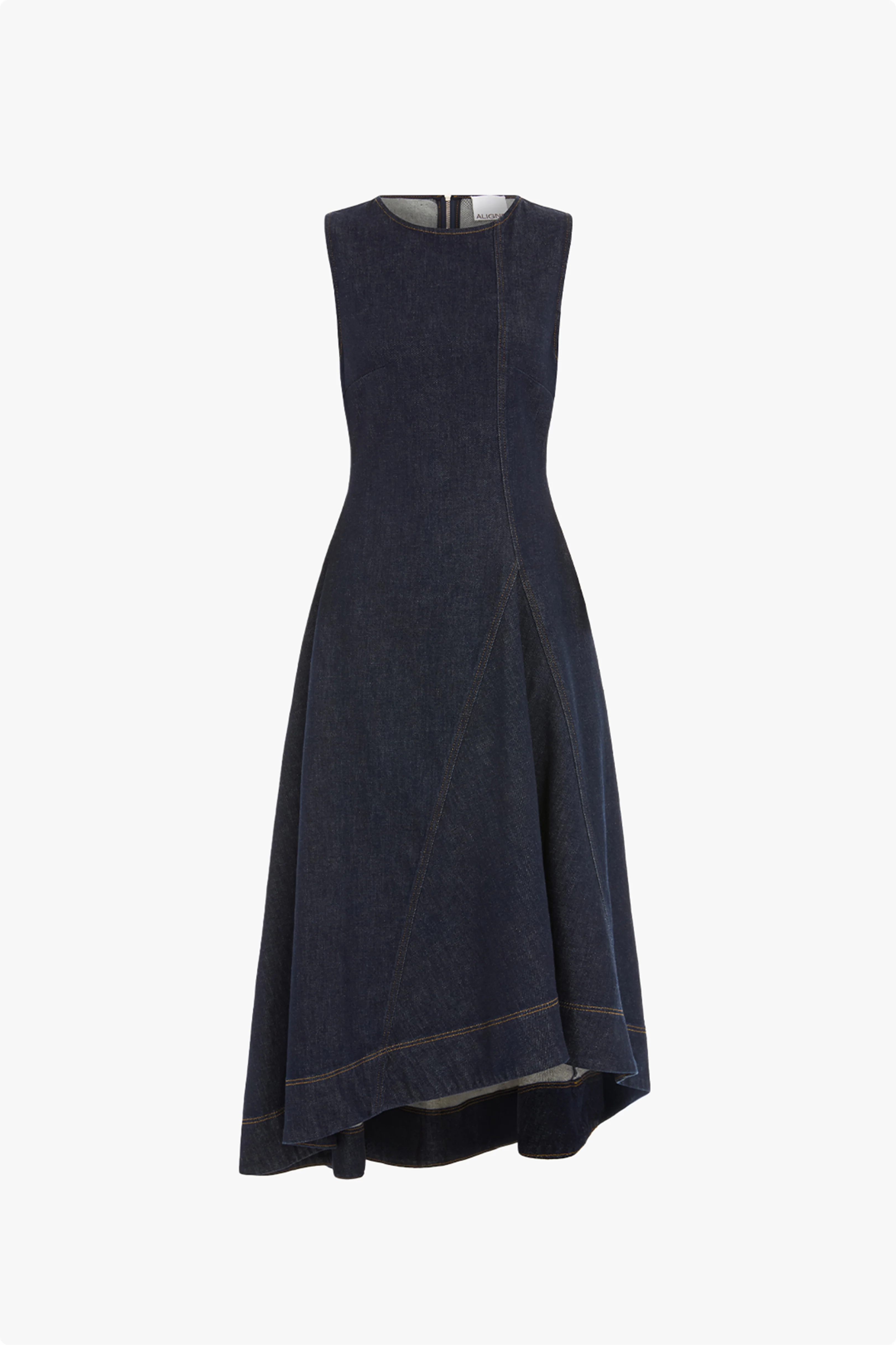 Liberty Sleeveless Denim Midi Dress - Image 5