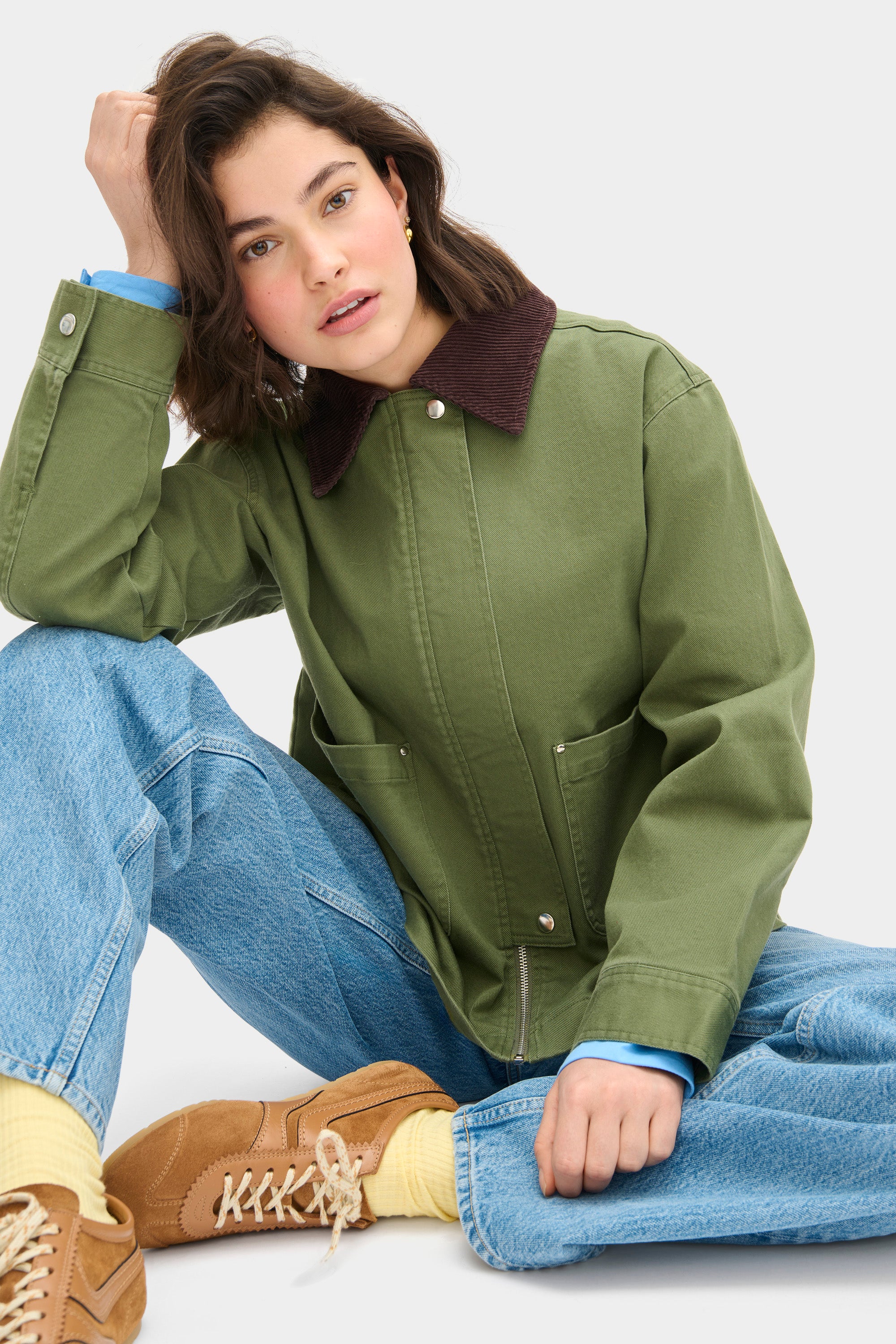 Madi Corduroy Collar Jacket