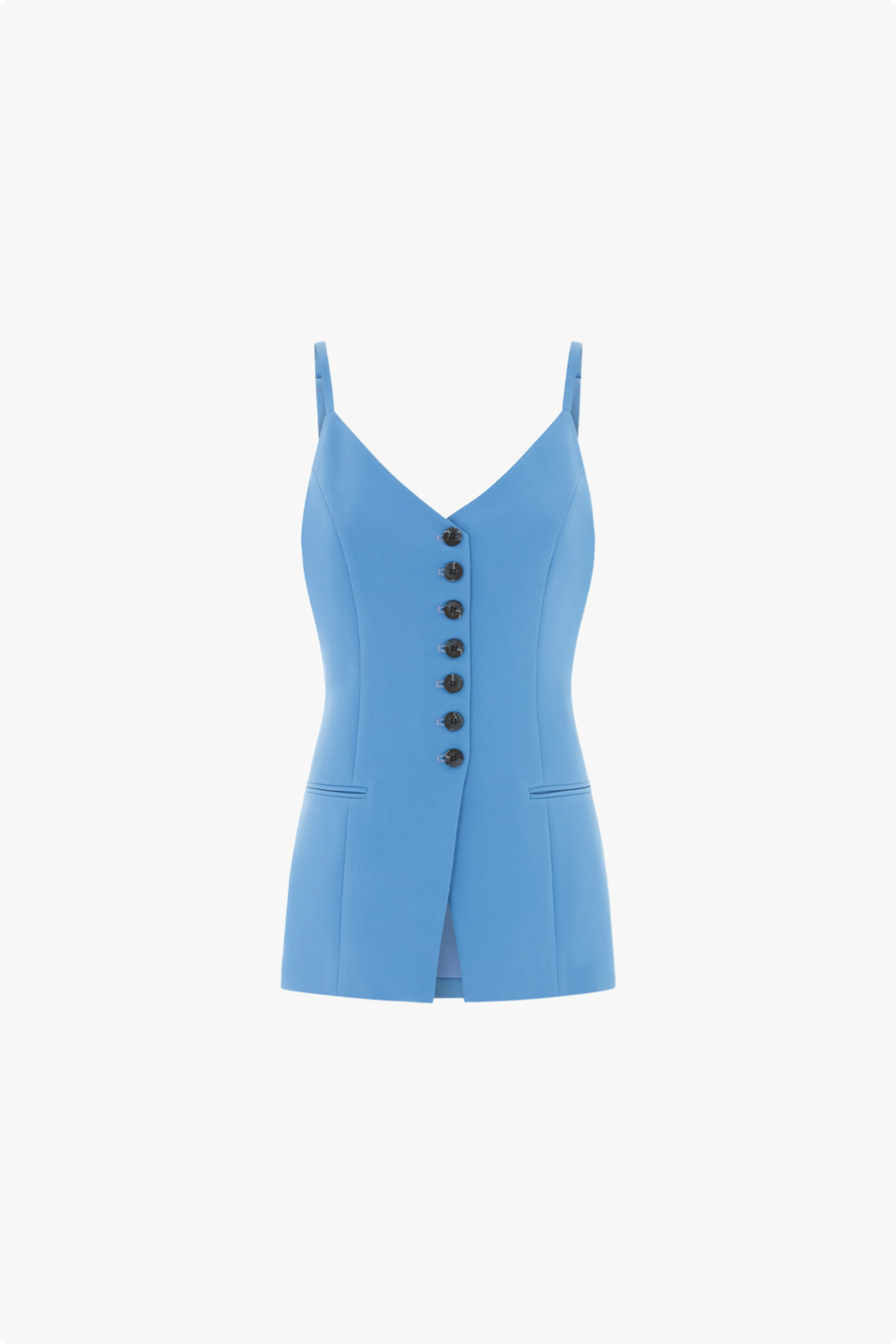 Manhattan V Neck Sleeveless Waistcoat - Image 5