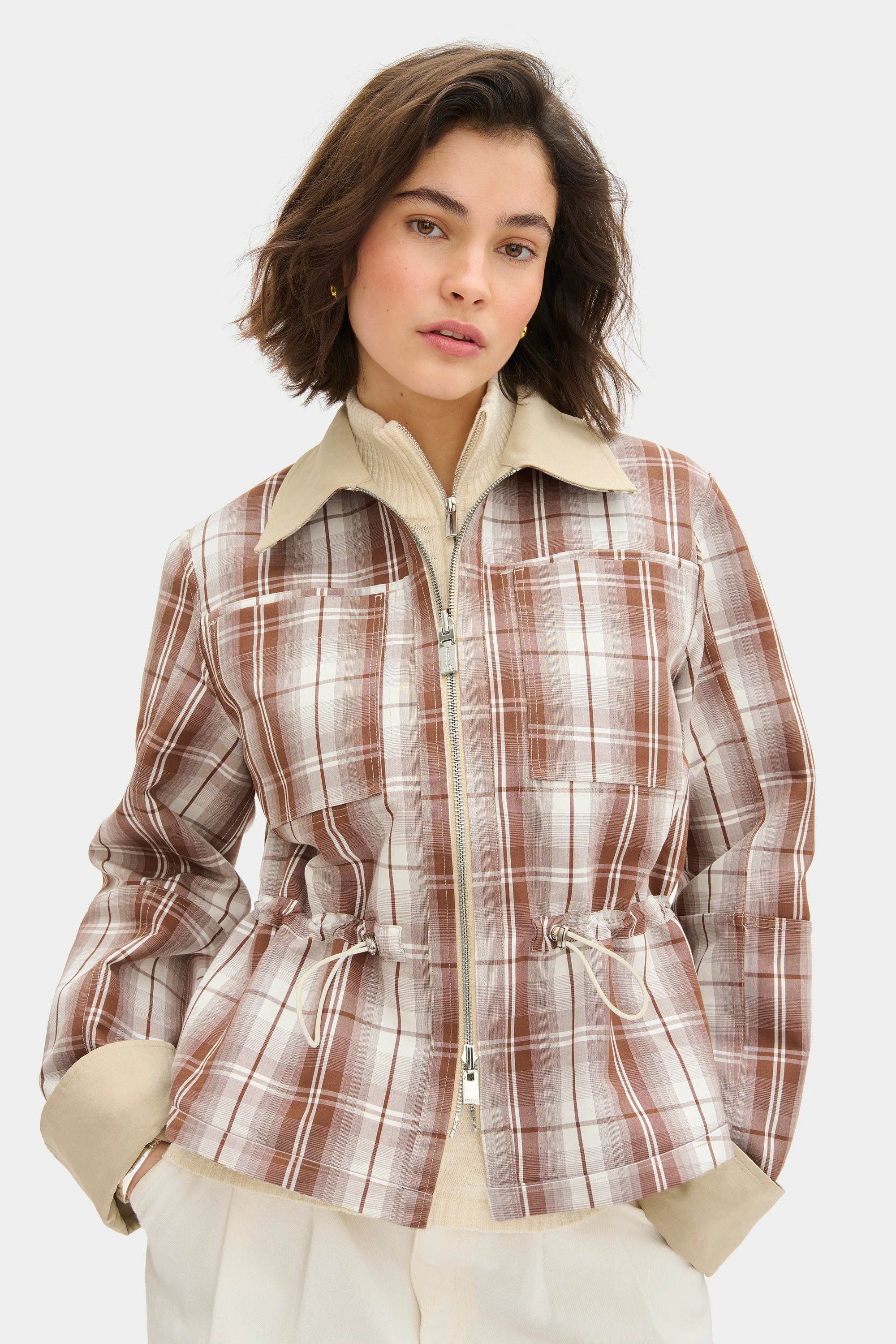 Mavis Reversible Check Jacket - Image 2