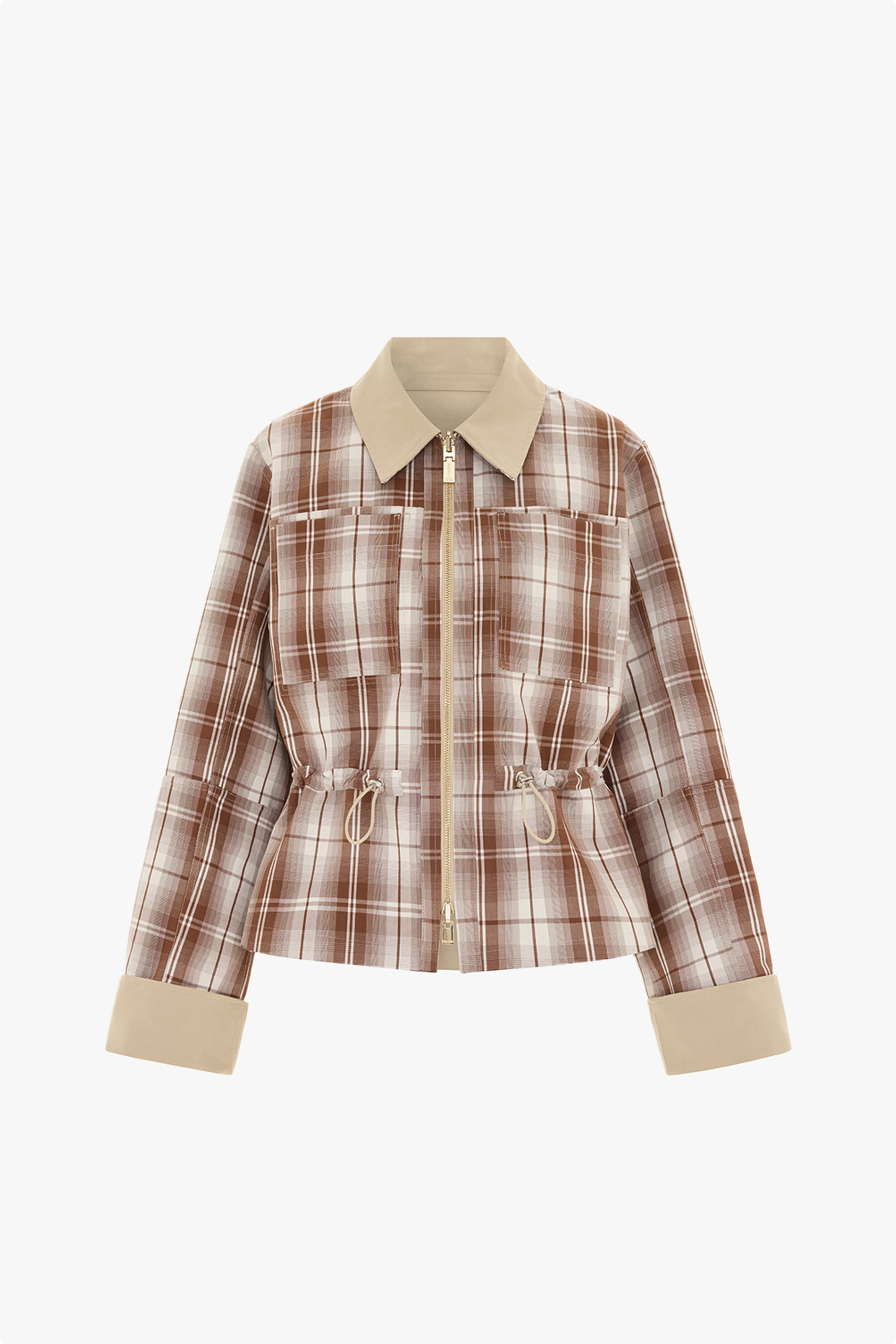Mavis Reversible Check Jacket - Image 5