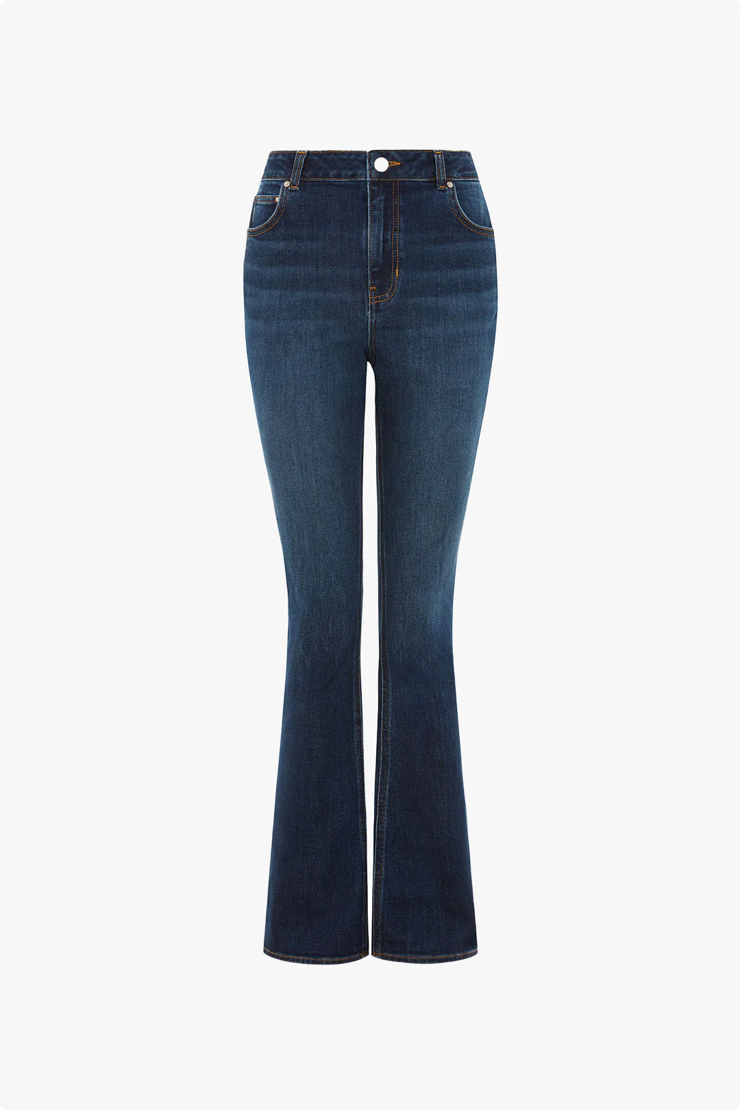 Mid Rise Slim Flare Jeans - Image 5