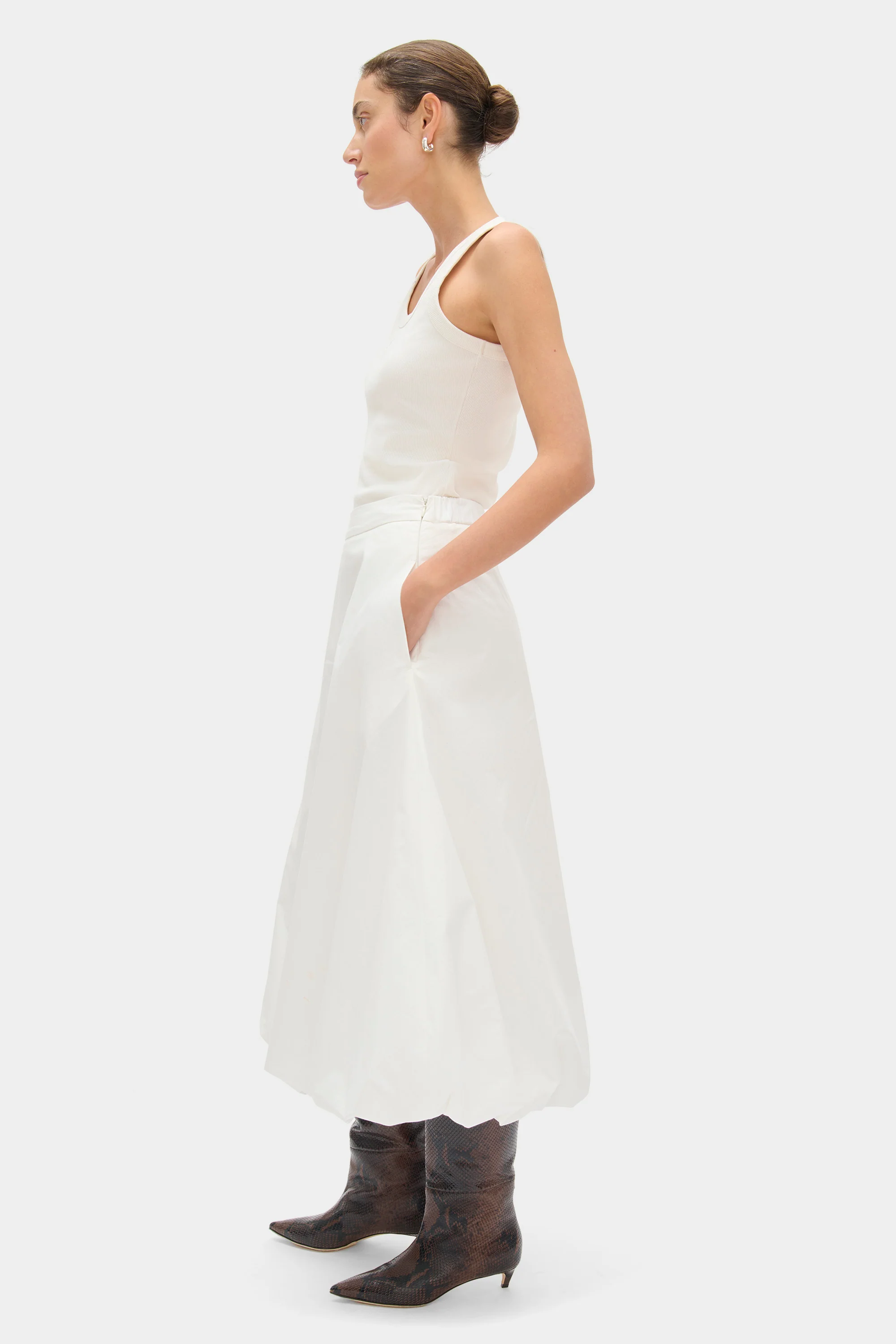 Nola Bubble Hem Skirt - Image 3