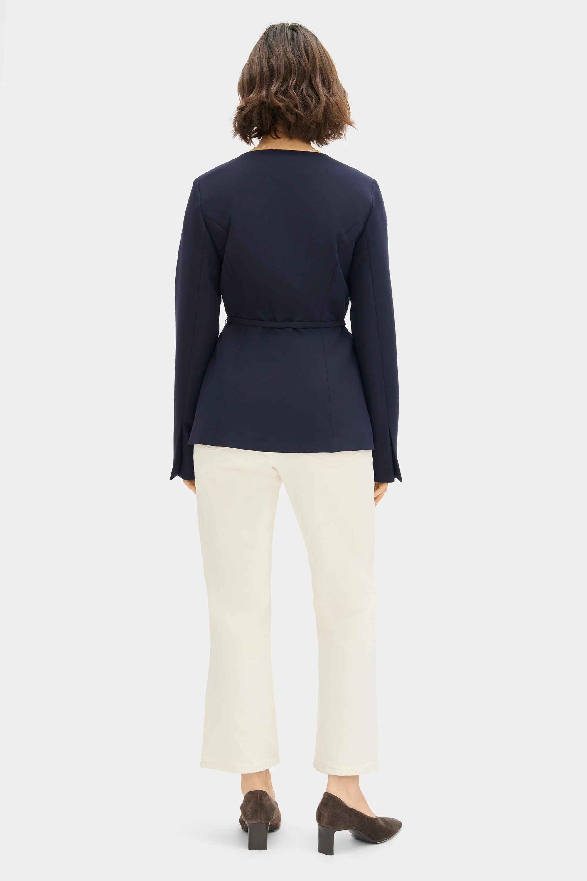 Parker V Neck Tie Blazer - Image 4