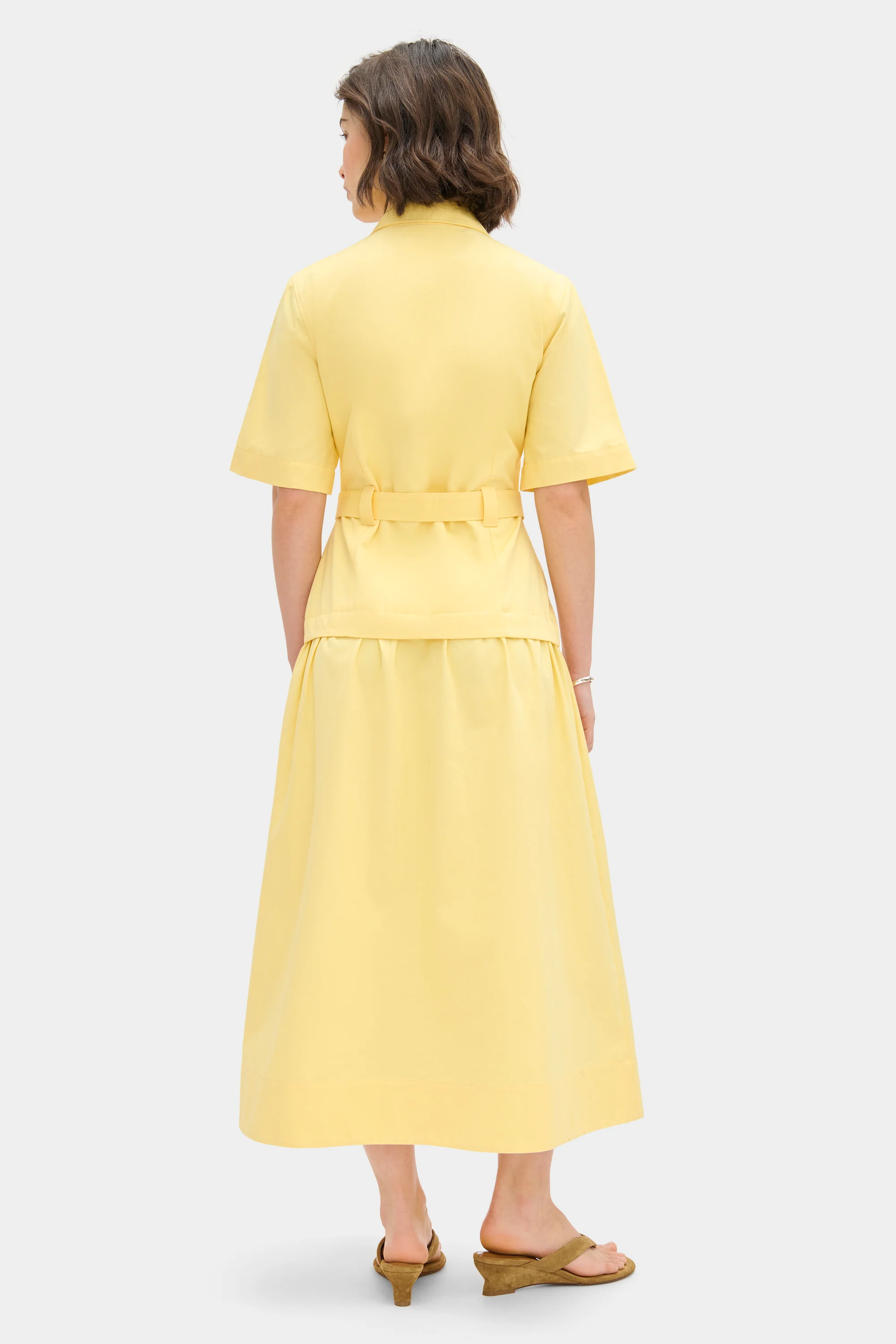 Pearl Belted Midi Dress - Image 4