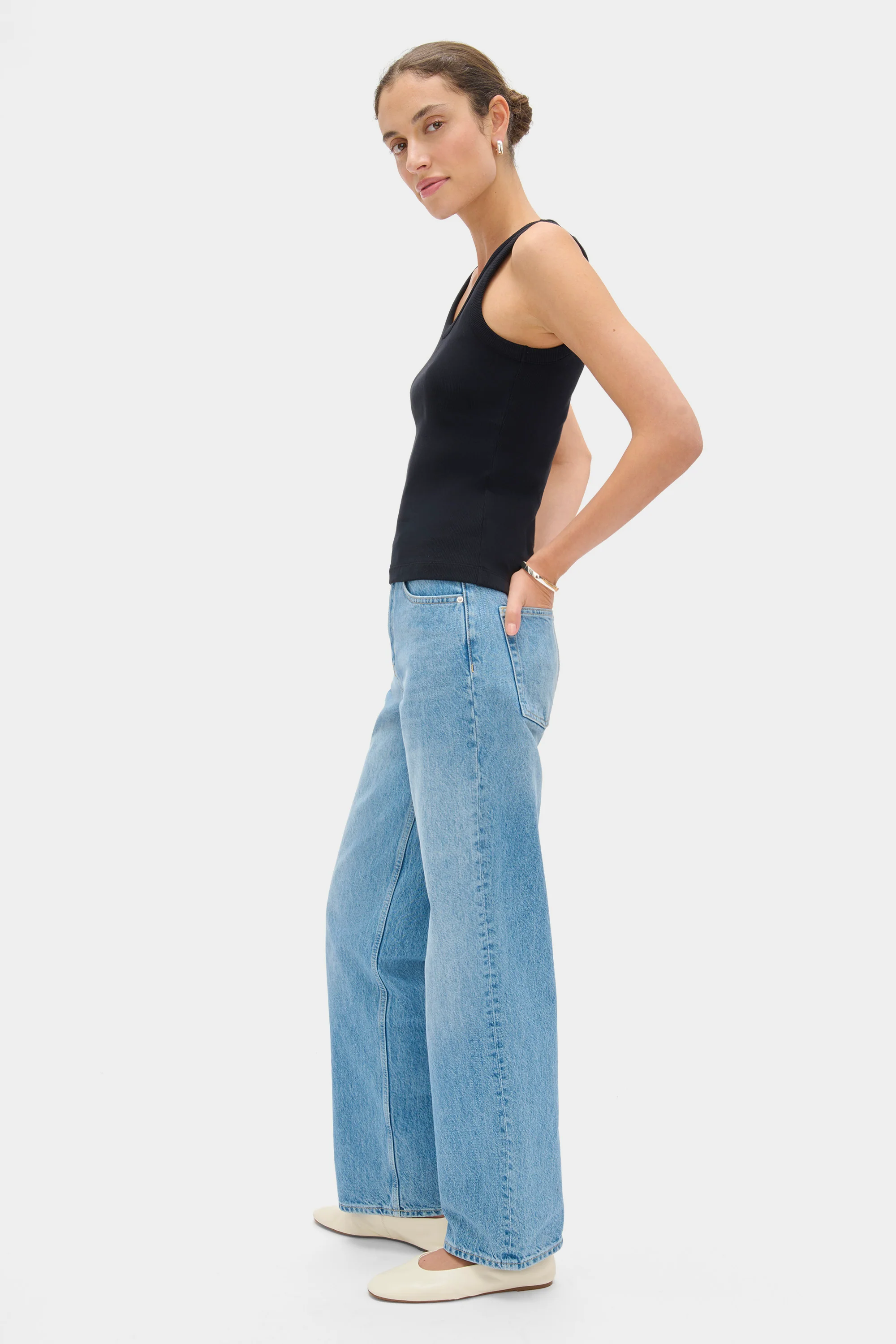 Phillipa Rib Tank Top - Image 3