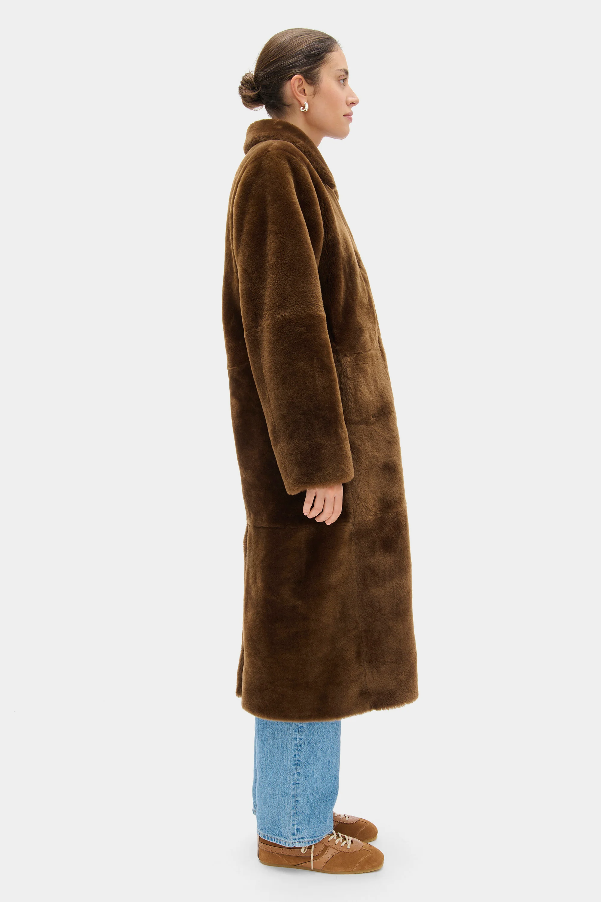Rafella Shearling Fur Coat - Image 3