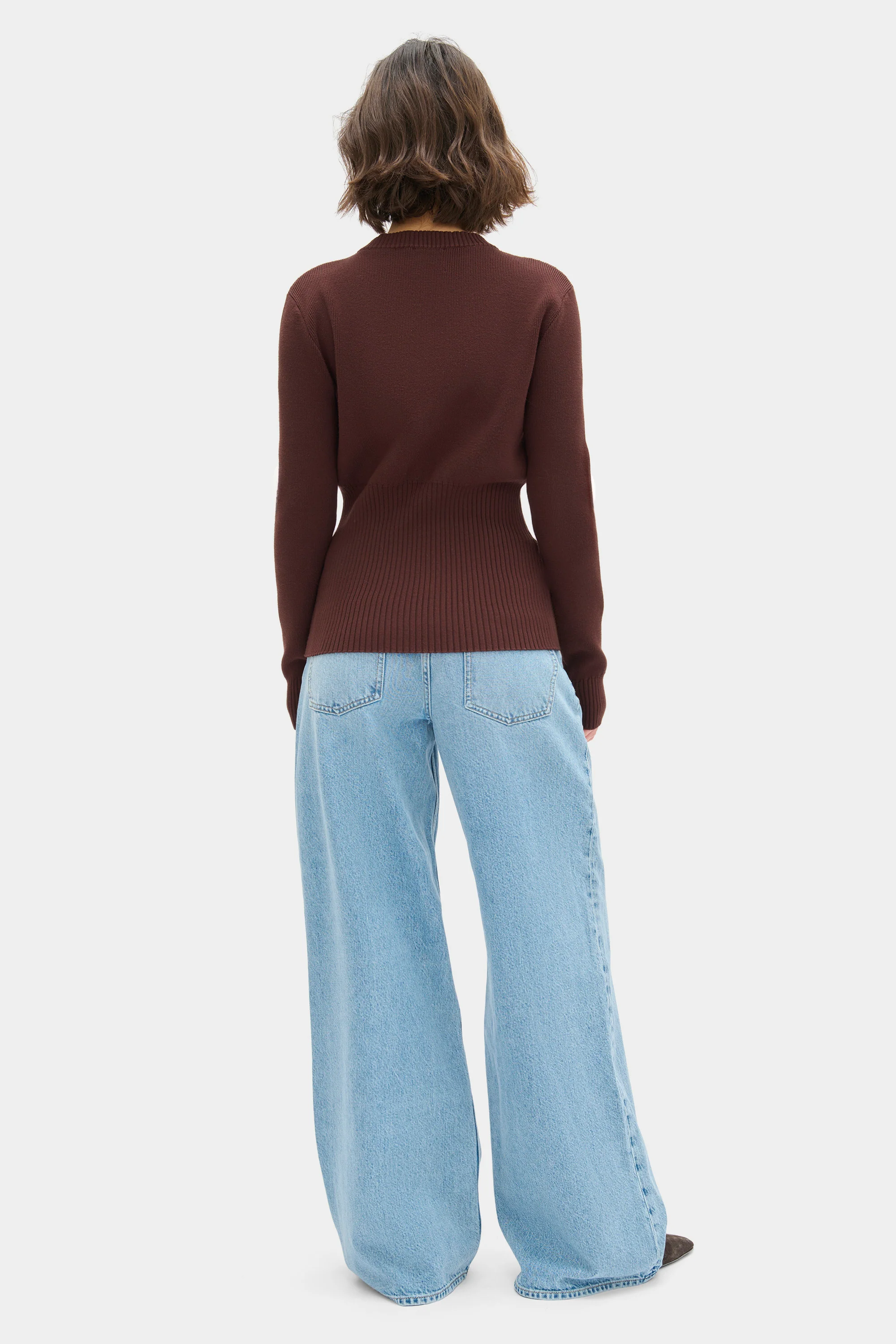 Ruby Ribbed Knitted Cardigan - Image 4