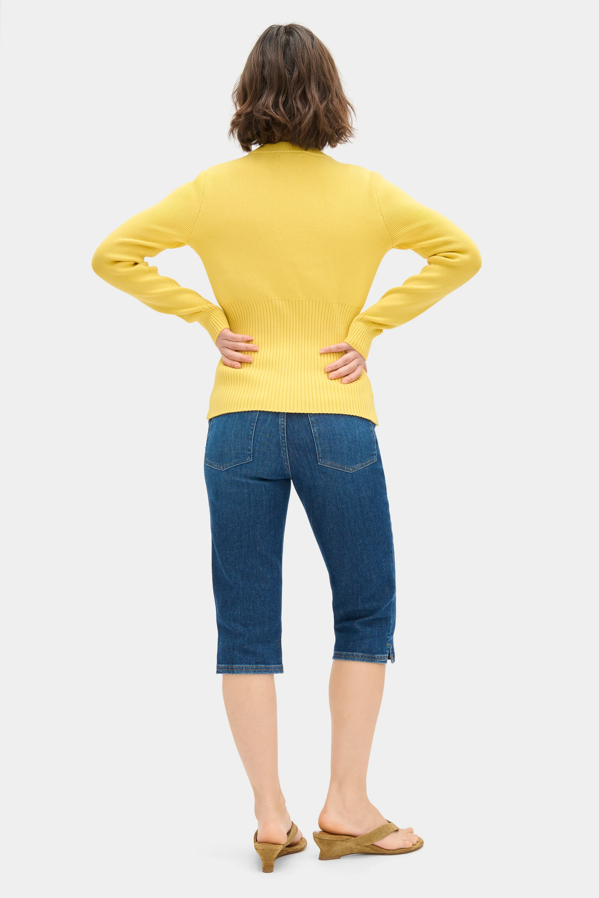 Ruby Ribbed Knitted Cardigan - Image 4