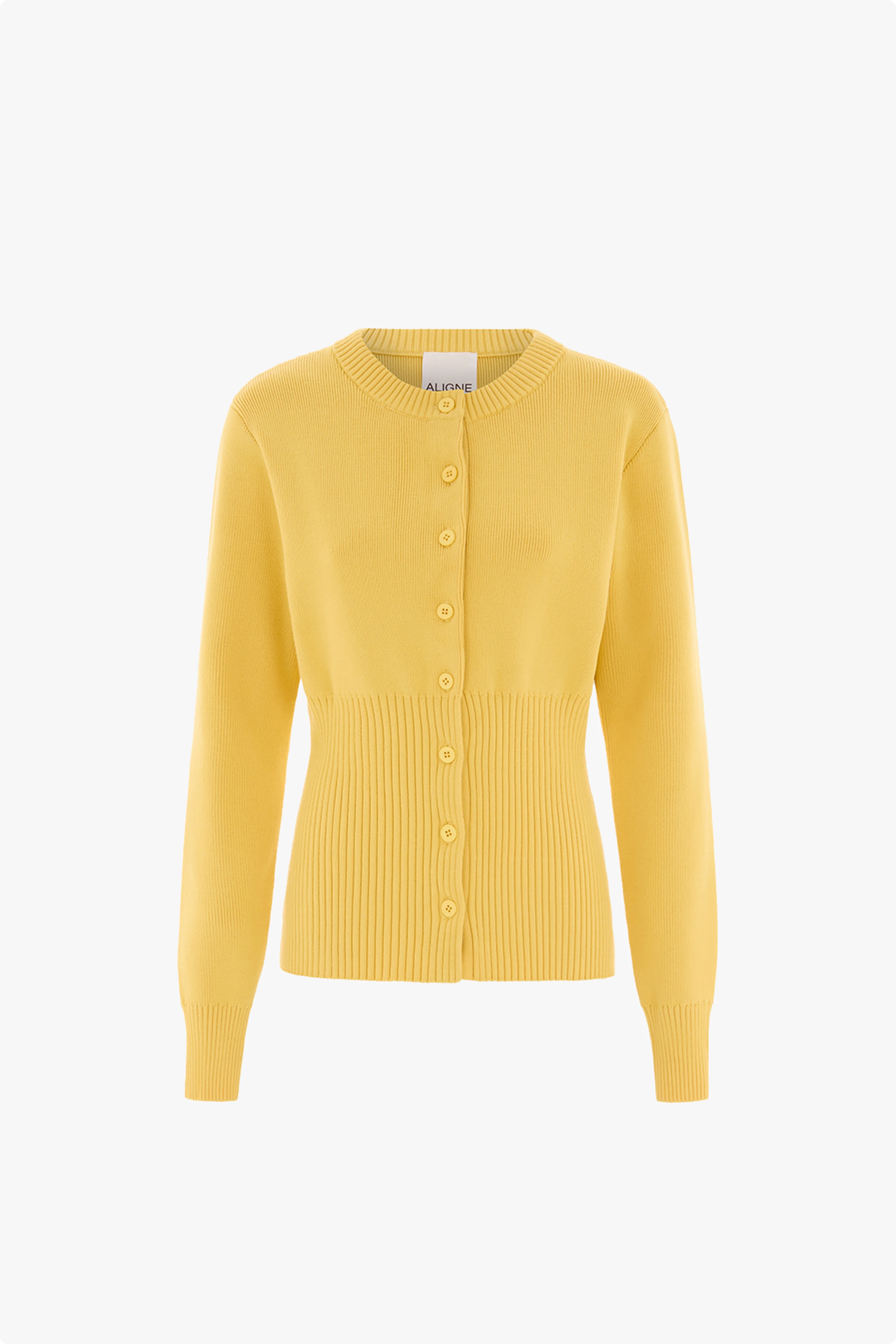 Ruby Ribbed Knitted Cardigan - Image 5