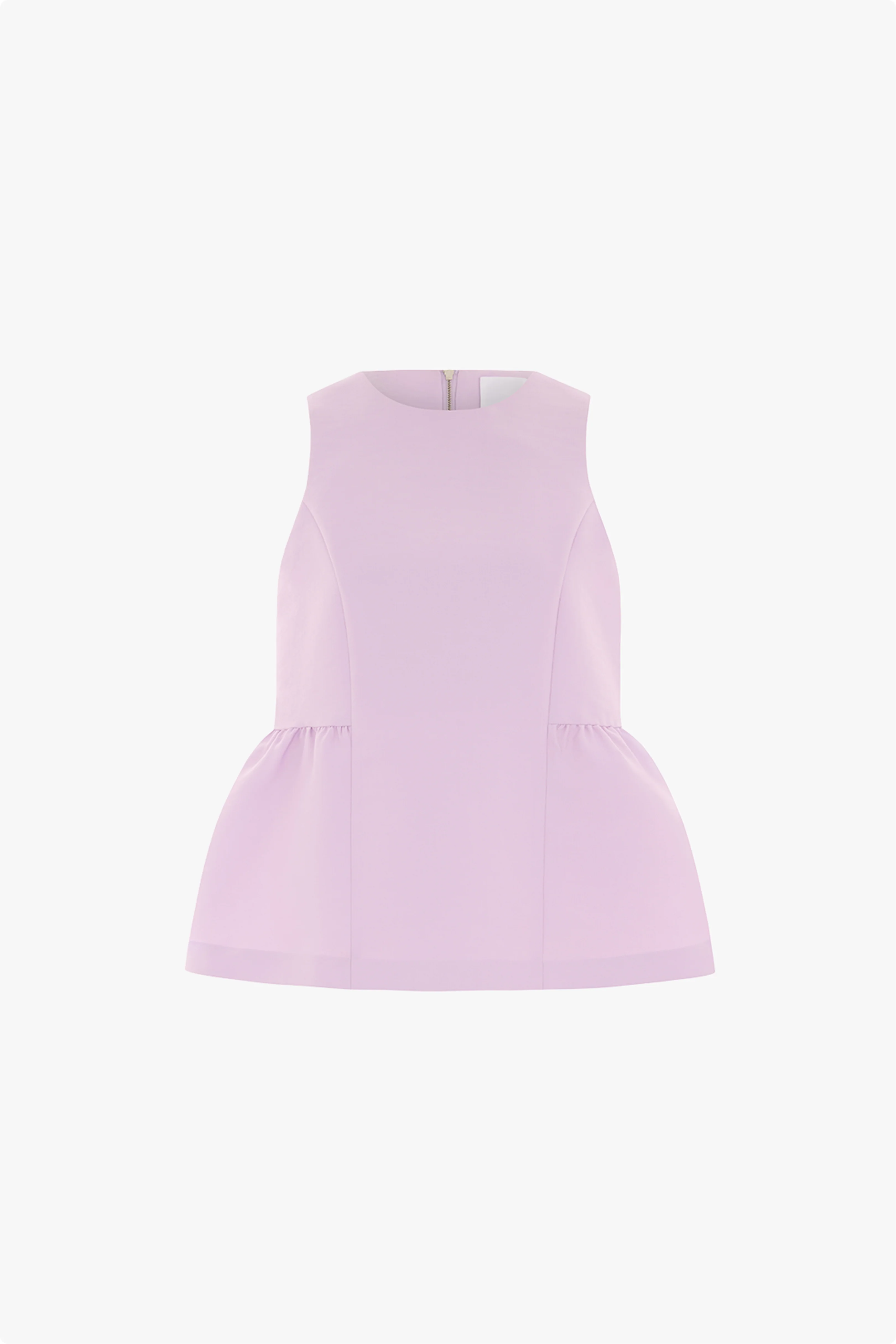 Solstice Peplum Satin Top - Image 5